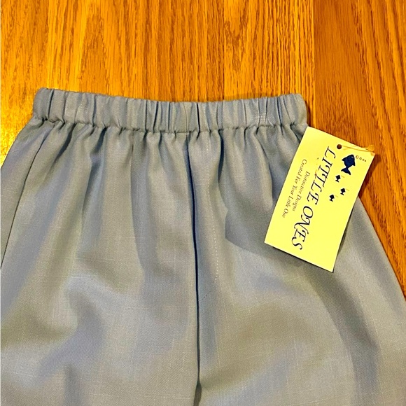 Little Ones Elastic Waist Light Blue Dress Pants - Size 12mo-18mo - New w/Tags - Picture 2 of 5